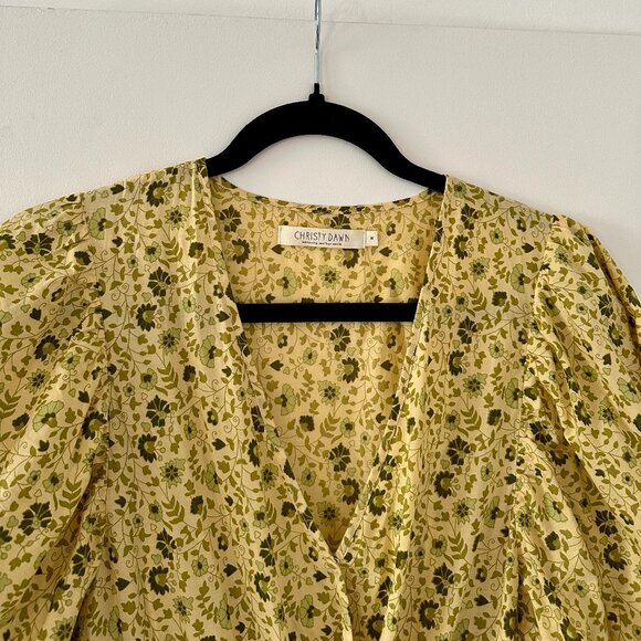 Christy Dawn Dahlia Dress Size M - Nettle Ditsy Field 100% cotton - Picture 4 of 6